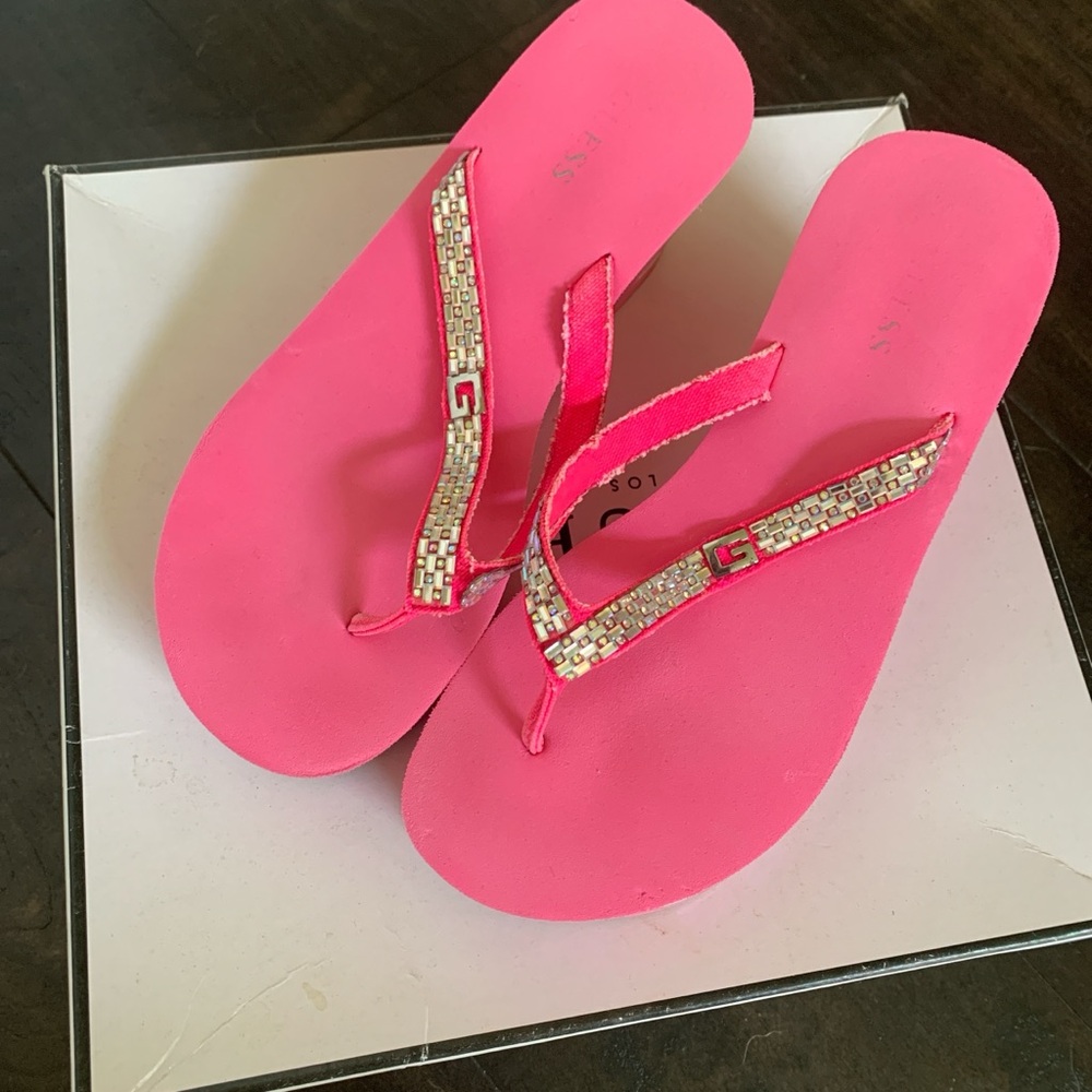 Guess Pink Wedges